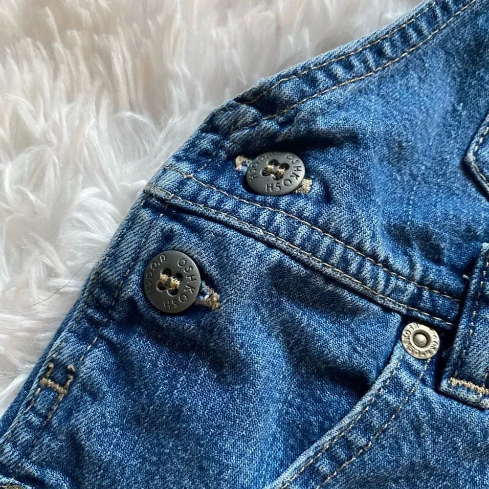 ‎Oshkosh Bib Overall Jean Dress Girls  Size 4